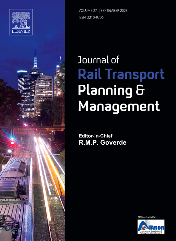 Go to journal home page - Journal of Rail Transport Planning & Management